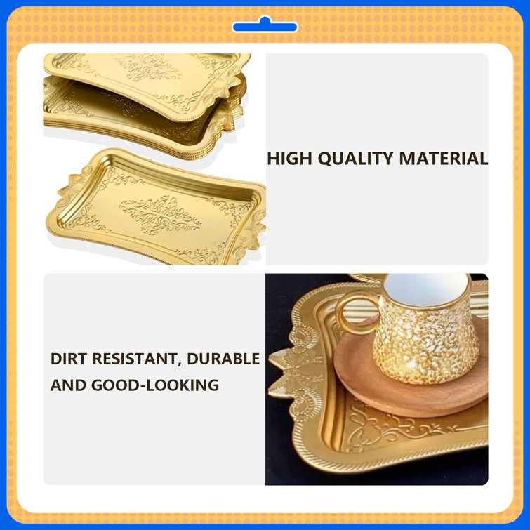 House of Hampton® EvaRae Plastic Tray Set of 2 Wayfair Canada